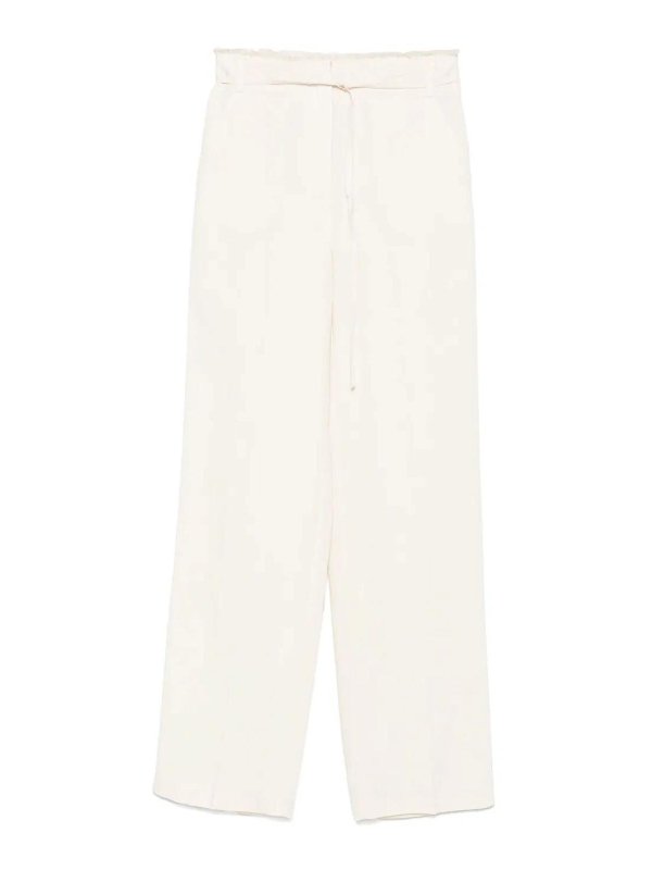 PATRIZIA PEPE: Pantalones casual - Pantalón Casual - Blanco