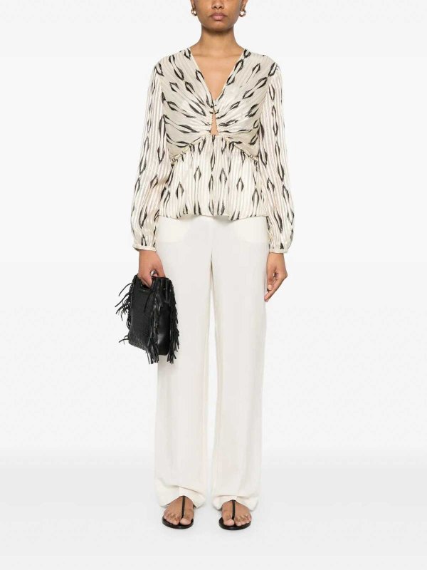 PATRIZIA PEPE: Pantalones casual online - Pantalón Casual - Blanco