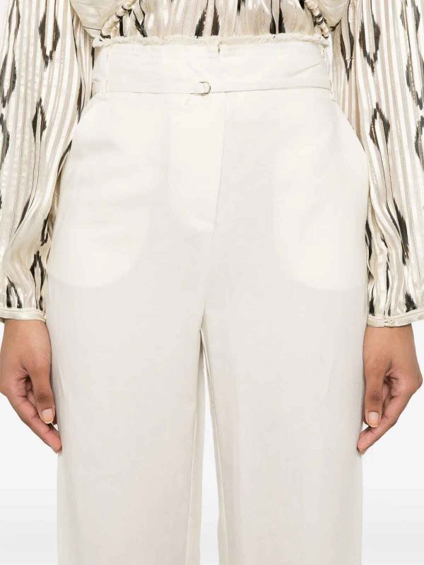 The Best Shops PATRIZIA PEPE: Pantalones casual - Pantalón Casual - Blanco