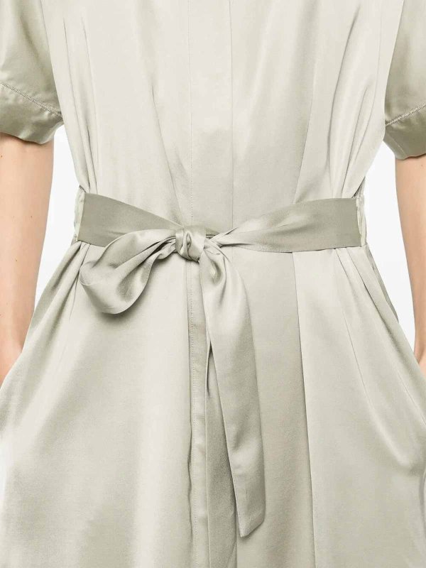 膝丈ドレス - ライトグリーン shop online: PESERICO