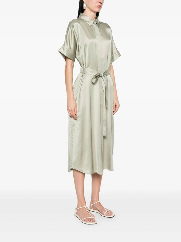 PESERICO buy online 膝丈ドレス - ライトグリーン