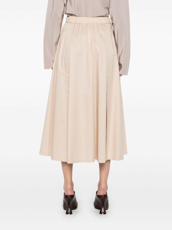 The Best Shops PESERICO: ニーレングススカート＆ミディ丈 - 膝丈/ミディスカート - ベージュ