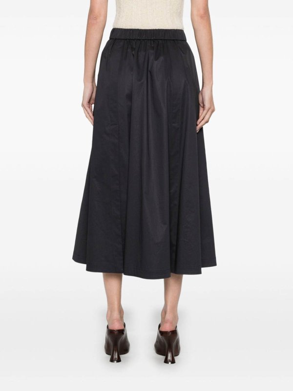 Jupe Midi - Bleu shop online: PESERICO