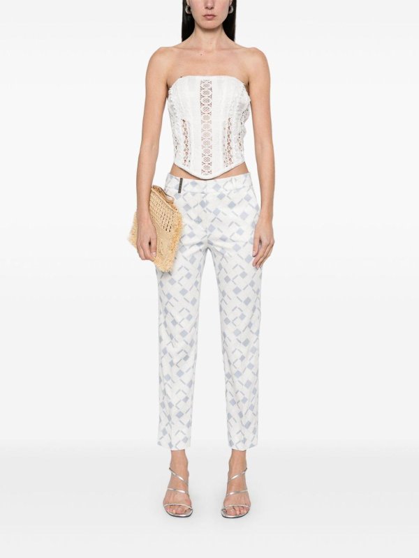 PESERICO: カジュアルトラウザー online - カジュアルパンツ - ブルー