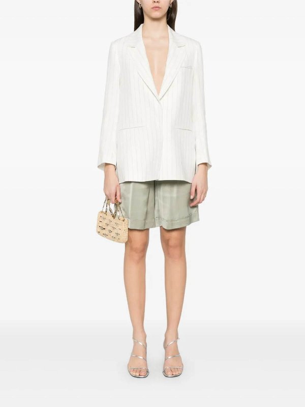 PESERICO: トラウザーショーツ online - ショートパンツ - ライトグリーン