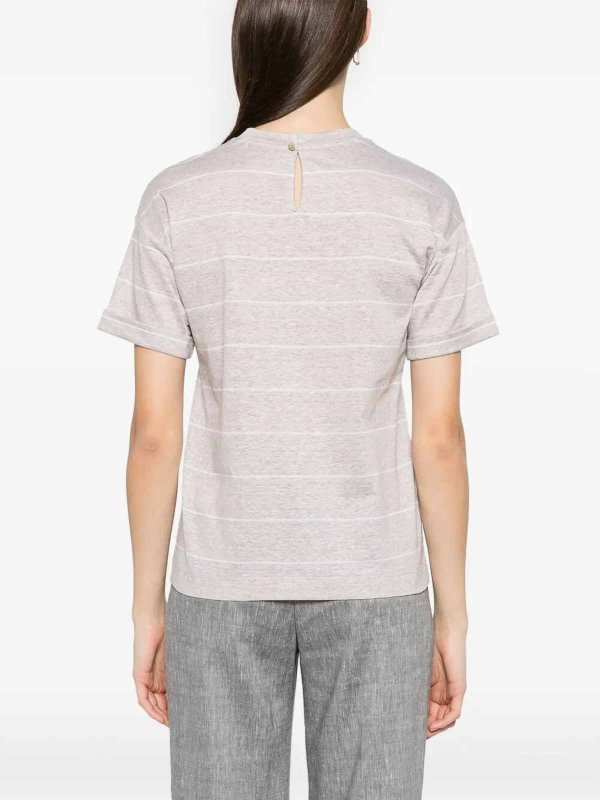 The Best Shops PESERICO: T-shirts - T-Shirt - Beige