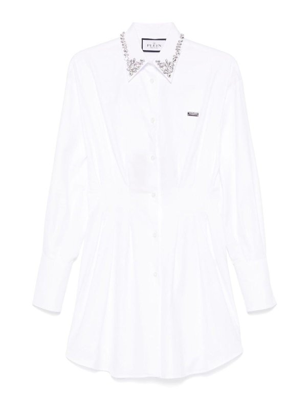 PHILIPP PLEIN: Robes courtes - Robe Courte - Blanc