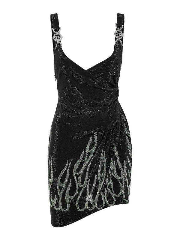 PHILIPP PLEIN: カクテルドレス - ショートドレス - 黒