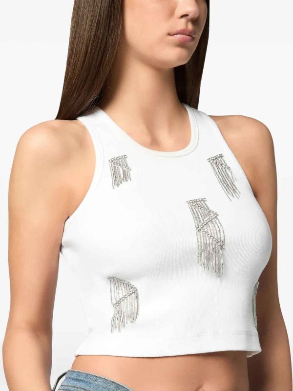 PHILIPP PLEIN buy online トップ/タンクトップ - 白