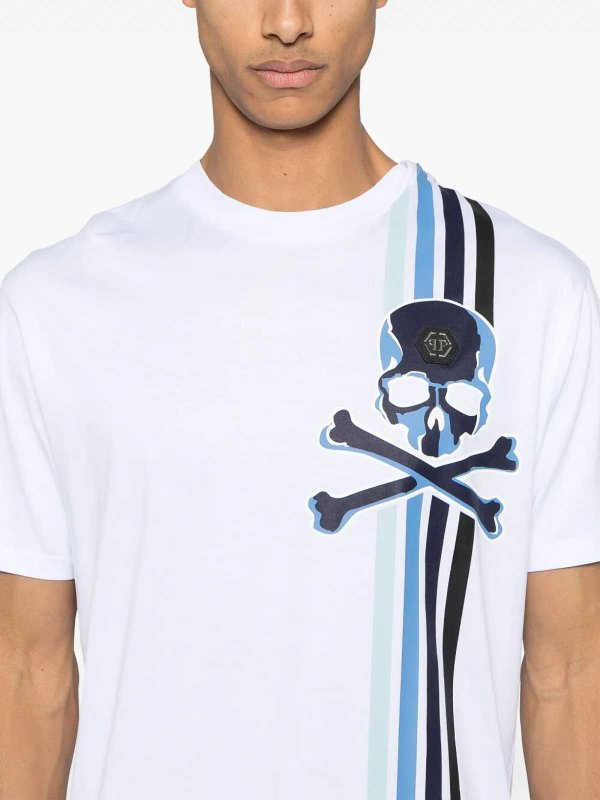 PHILIPP PLEIN: Tシャツ online - Tシャツ - ブルー