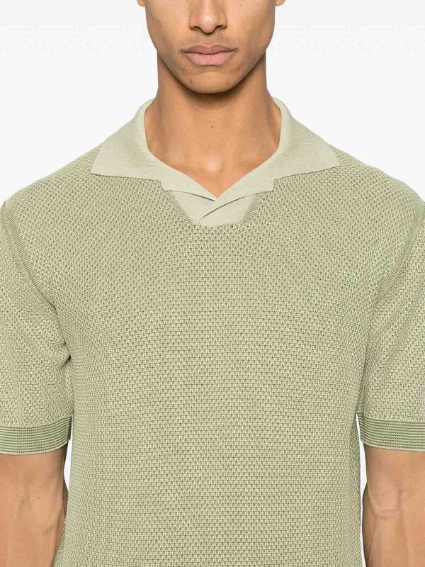 The Best Shops PIACENZA CASHMERE: ポロシャツ - ポロシャツ - ライトグリーン