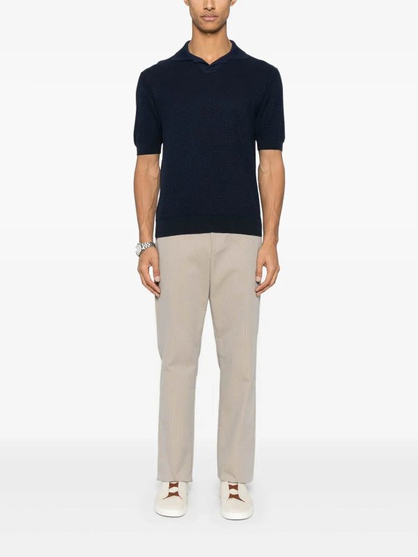 PIACENZA CASHMERE: ポロシャツ online - ポロシャツ - ブルー