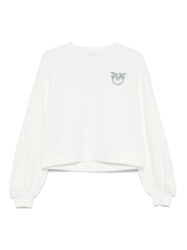 Pinko: Sudaderas y suéteres - Sudadera - Blanco