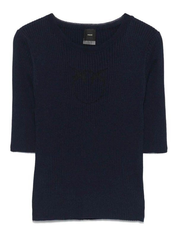 Pinko: クルーネック - クルーネック - ブルー