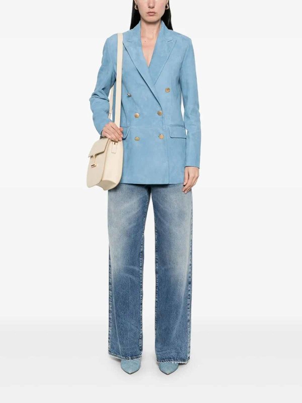 TAGLIATORE: Lederjacken online - Lederjacke - Blau