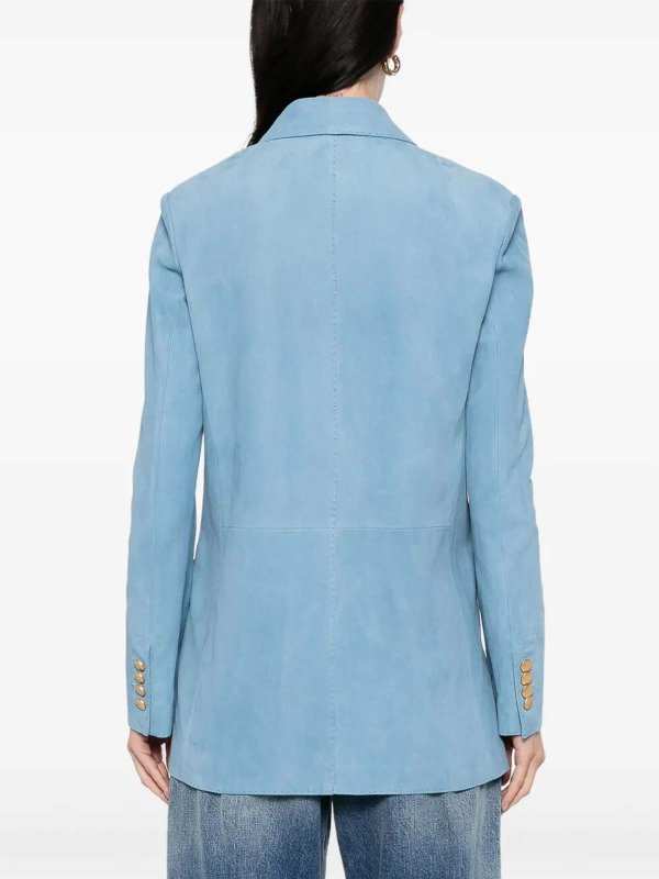 Lederjacke - Blau shop online: TAGLIATORE