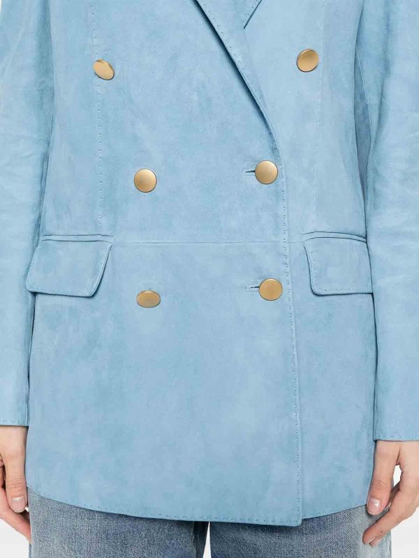 TAGLIATORE buy online Lederjacke - Blau