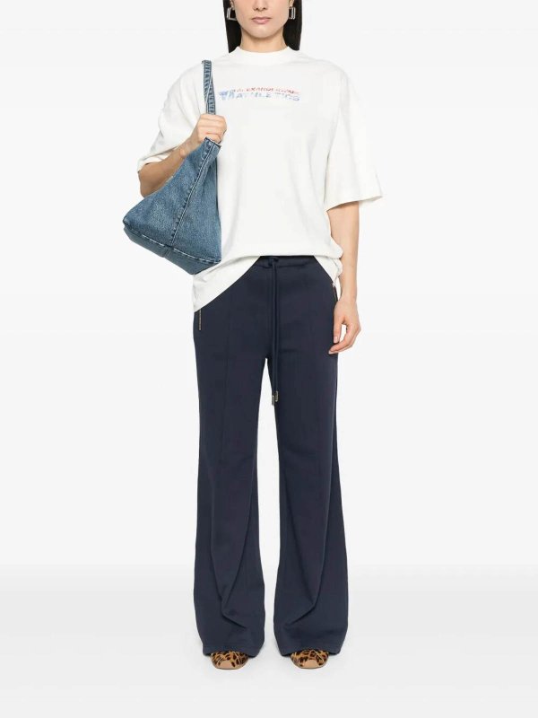 TWINSET: Pantalones casual online - Pantalón Casual - Azul