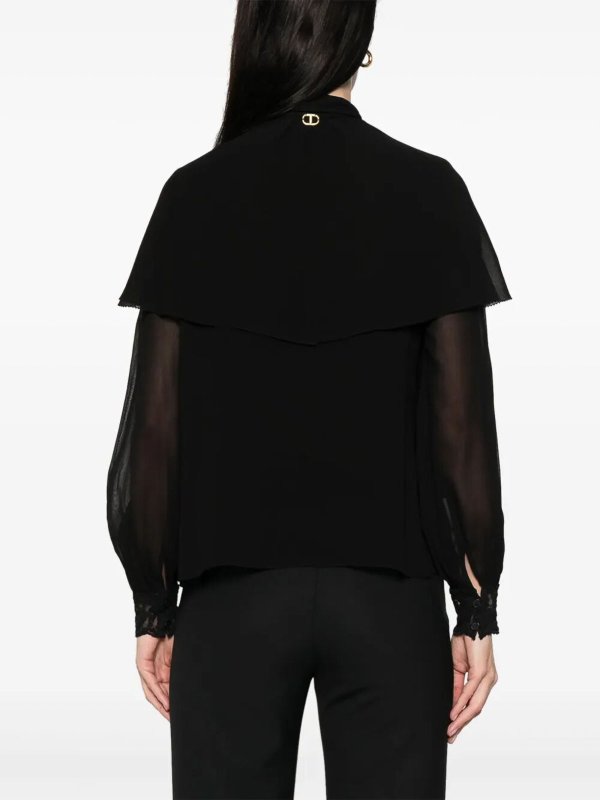 ブラウス - 黒 shop online: TWINSET