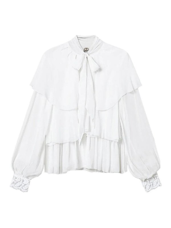 TWINSET: ブラウス - ブラウス - クリーム