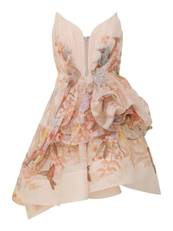 ZIMMERMANN: cocktail dresses - IlluminateDraped Mini Dress