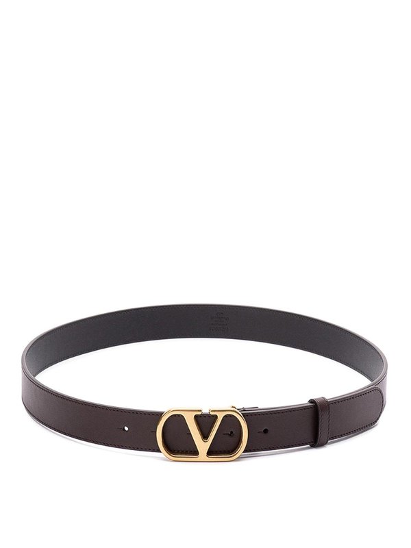 VALENTINO GARAVANI: Cinturones - Cinturón - Marrón