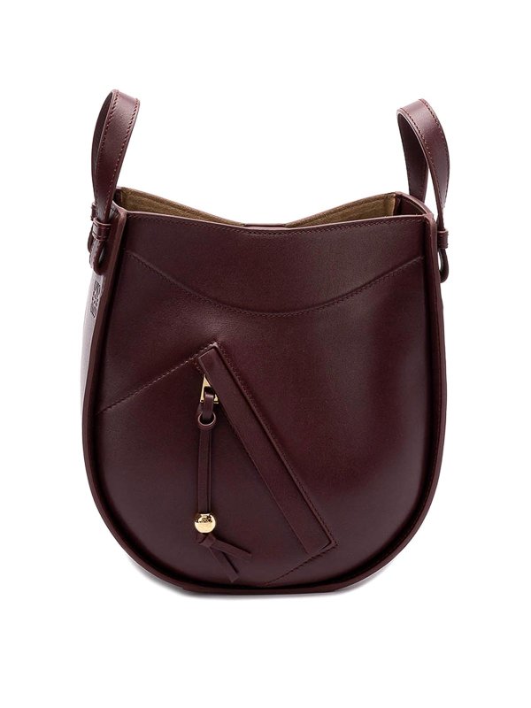 LOEWE: クロスボディバッグ - クロスボディバッグ - ダークレッド