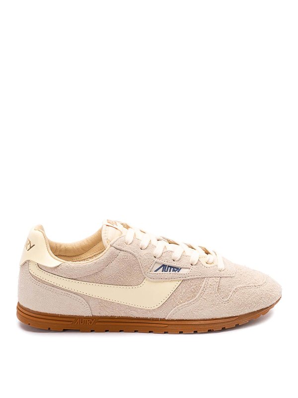 AUTRY: trainers - Windspin suede and leather trainers