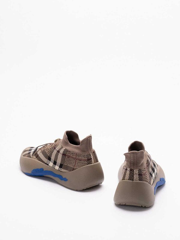 The Best Shops BURBERRY: Chaussures de sport - Baskets - Gris