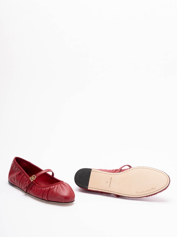 Ballerines - Rouge shop online: DOLCE & GABBANA