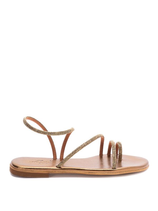 KIMA: サンダル - サンダル - ブロンズ