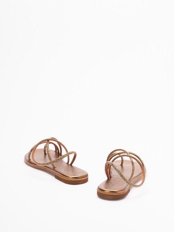 The Best Shops KIMA: サンダル - サンダル - ブロンズ