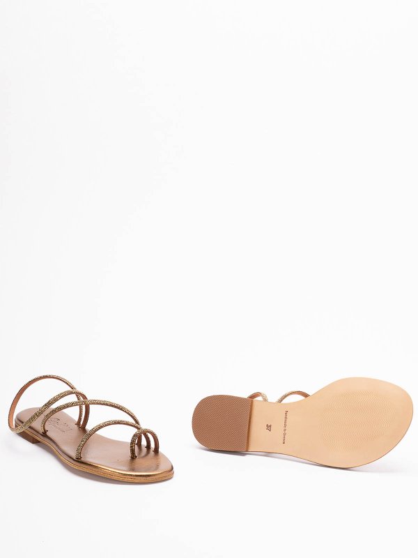 サンダル - ブロンズ shop online: KIMA