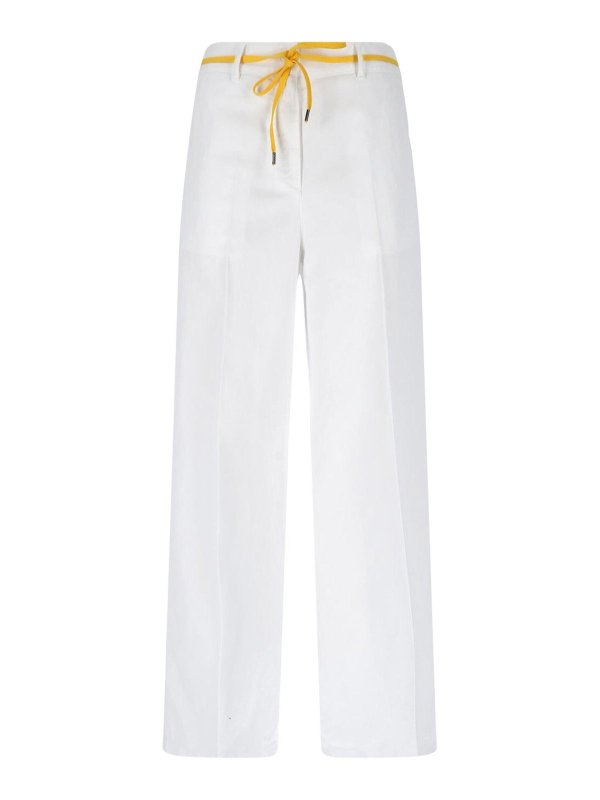 ASPESI: Pantalones casual - Pantalón Casual - Blanco