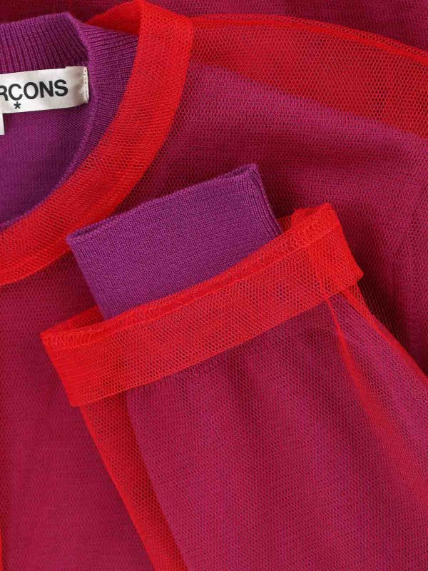 Cardigan Layered shop online: COMME DES GARCONS