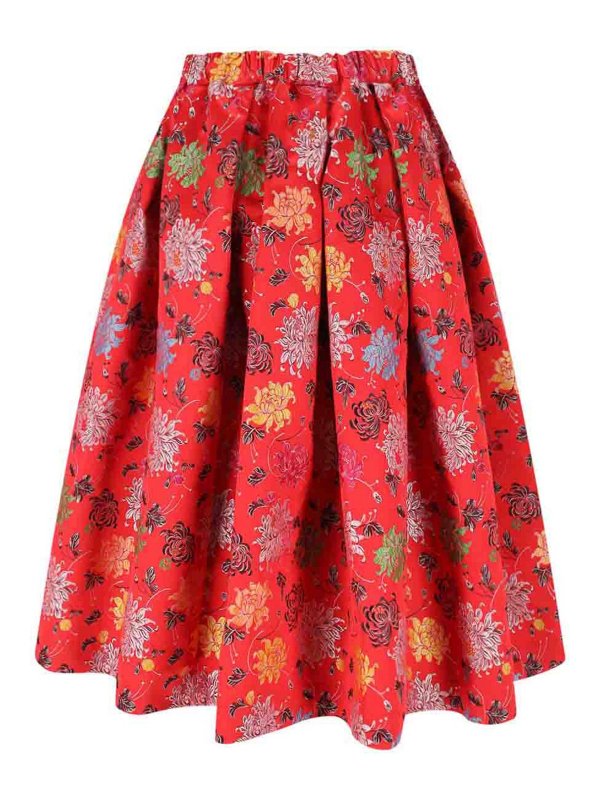 COMME DES GARCONS: Jupes midi et au genou online - Jupe Midi - Rouge