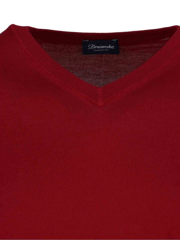 The Best Shops DRUMOHR: maglia collo a v - Maglione Scollo A V