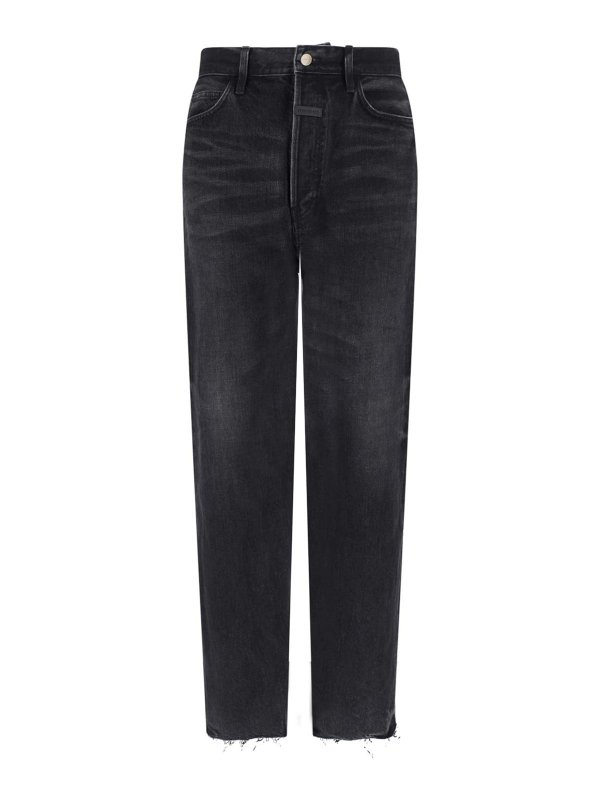 FEAR OF GOD: ストレートジーンズ - ストレートジーンズ - 黒