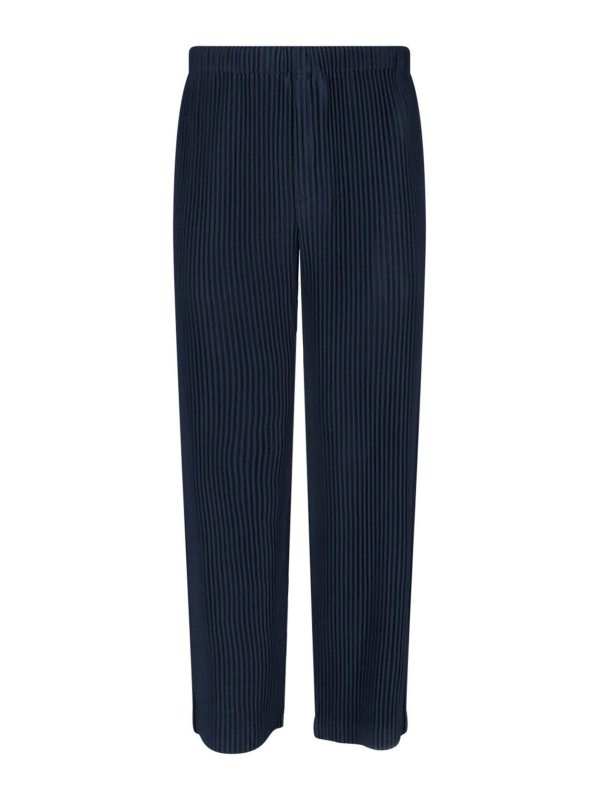 HOMME PLISSÉ ISSEY MIYAKE: casual trousers - Pleated trousers