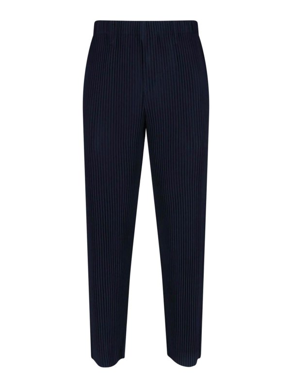 HOMME PLISSÉ ISSEY MIYAKE: casual trousers - Pleated trousers
