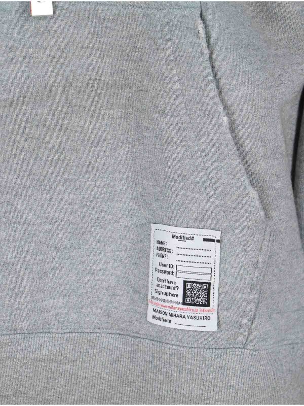 The Best Shops MAISON MIHARA YASUHIRO: Sweatshirts & Sweaters - Hooded sweatshirt