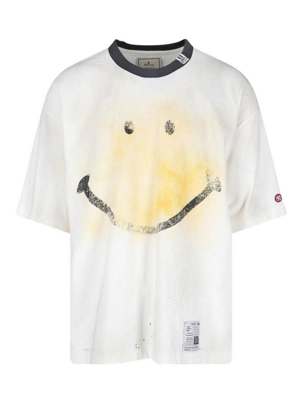 MAISON MIHARA YASUHIRO: T-shirts - T-Shirt - Weiß