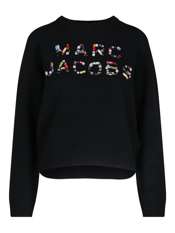 MARC JACOBS: boat necks - Sweater with gems