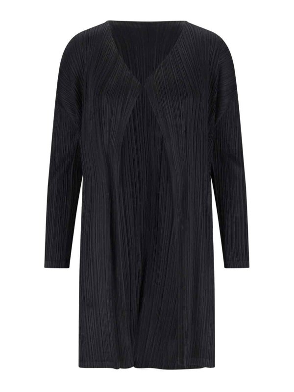 PLEATS PLEASE ISSEY MIYAKE: short coats - Pleated coat