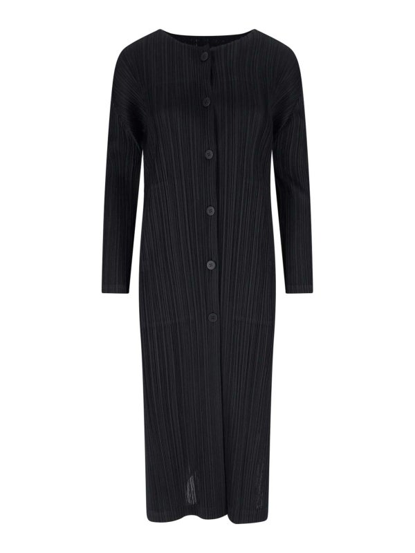 PLEATS PLEASE ISSEY MIYAKE: short coats - Pleated coat