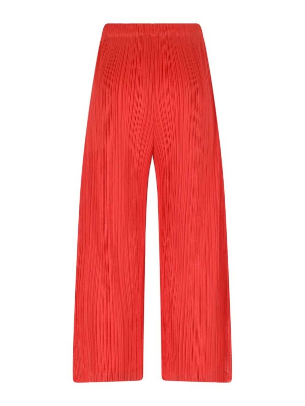 PLEATS PLEASE ISSEY MIYAKE: Pantalons casual online - Pantalons Décontractés - Orange