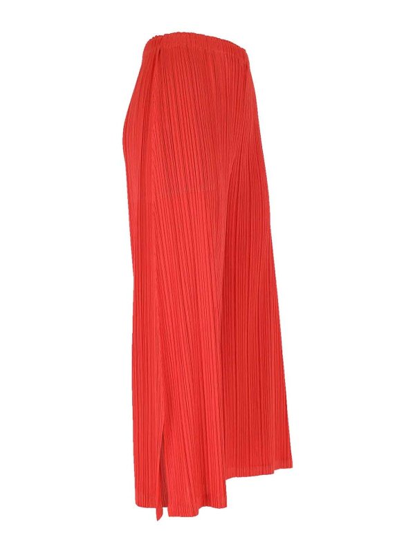 The Best Shops PLEATS PLEASE ISSEY MIYAKE: Pantalons casual - Pantalons Décontractés - Orange