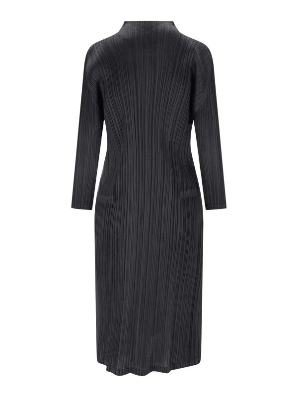 PLEATS PLEASE ISSEY MIYAKE: knee length dresses online - Pleated midi dress