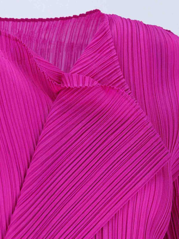 The Best Shops PLEATS PLEASE ISSEY MIYAKE: knee length dresses - Pleated midi dress