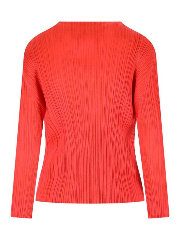 PLEATS PLEASE ISSEY MIYAKE: トップス＆タンクトップ online - トップ/タンクトップ - オレンジ